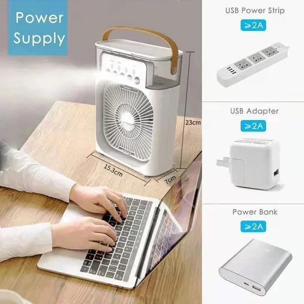 Sc2240d008e3044d4b95145e1ec347732T.webp مبرد الهواء 3 في 1 الصغير: انتعاش وإضاءة! 🌬️💡